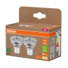 Led-Pærer^Osram LED PAR16 spotpære GU10 2 W 2-pk.