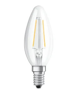 Led-Pærer^Osram LED Star Classic klar kertepære E14 2,5 W