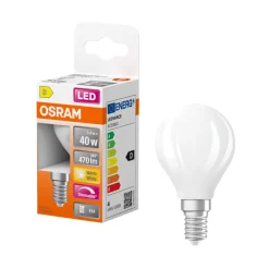 Led-Pærer^Osram LED Star Classic matt kronepære dimbar E14 3,4 W