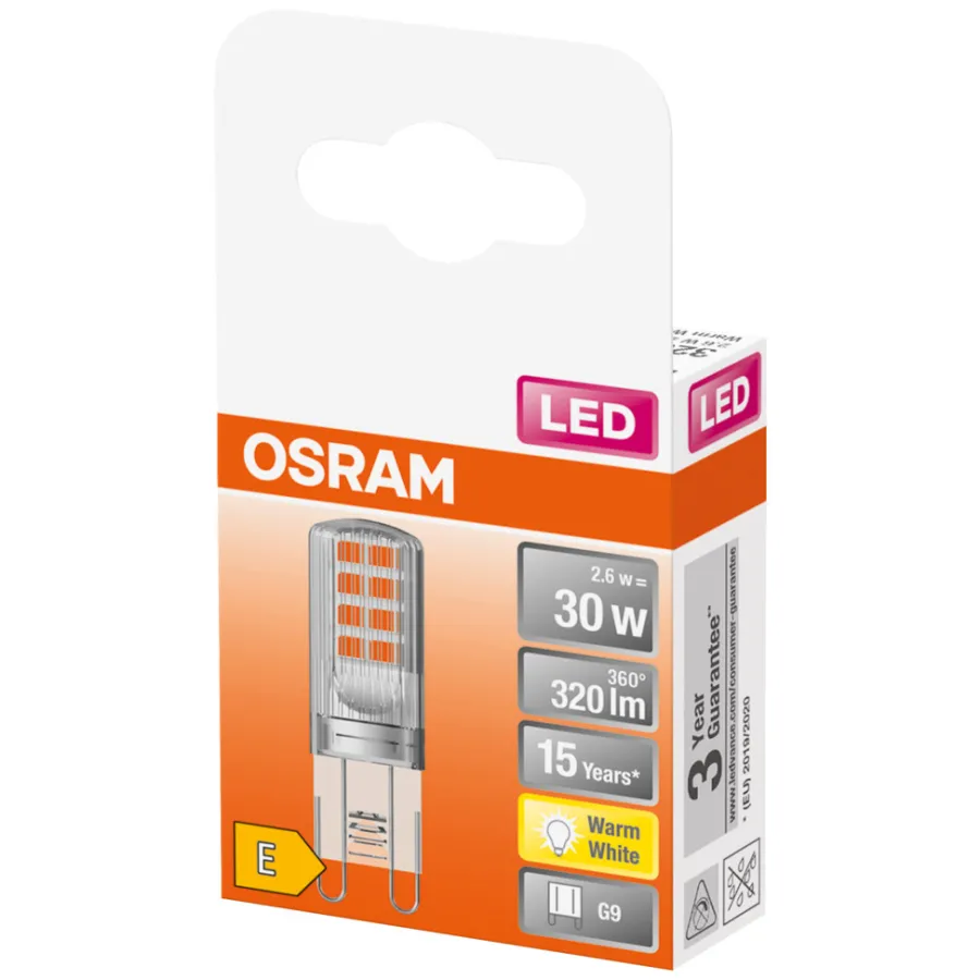 Led-Pærer^Osram LED Star Pin stiftpære G9 2,6 W