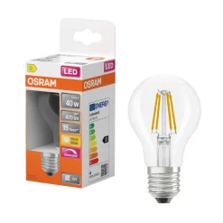 Led-Pærer^Osram LED Superstar Classic klar standard dimbar E27 5 W