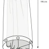 Overtrekk Til Parasoller & Hagemøbler^Sunlife Overtrekk markedsparasoll klar plast 195 cm - ®