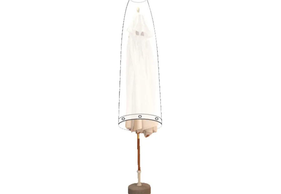 Overtrekk Til Parasoller & Hagemøbler^Sunlife Overtrekk markedsparasoll klar plast 195 cm - ®