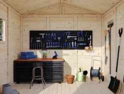 Redskapsboder|Hytter & Boder^Palmako redskapsbod Aksel 1 - 4,6 m² 243 x 190 cm