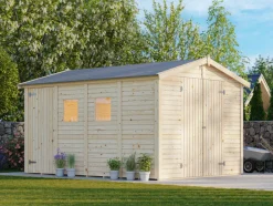 Redskapsboder|Hytter & Boder^Palmako redskapsbod Aksel 3 - 9,9 m² 273 x 370 cm