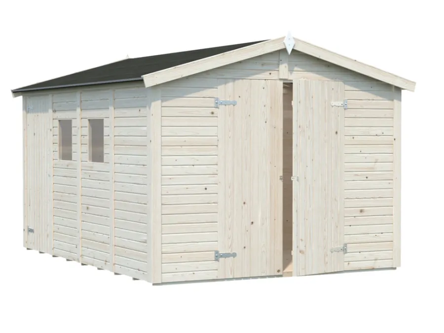 Redskapsboder|Hytter & Boder^Palmako redskapsbod Aksel 3 - 9,9 m² 273 x 370 cm