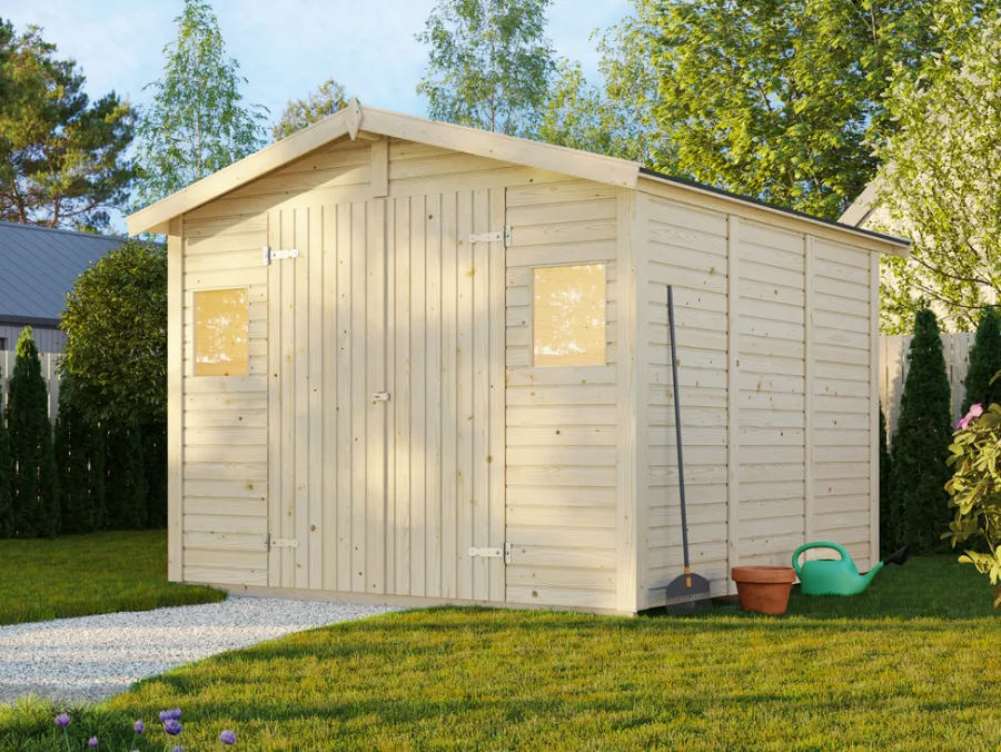 Redskapsboder|Hytter & Boder^Palmako redskapsbod Aksel 2 - 7,5 m² 273 x 280 cm