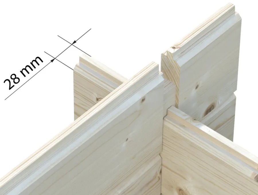 Redskapsboder^Palmako redskapsbod Petra 1 – 250 x 250 cm