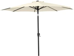 Sesongavslutning|Parasoller Og Markiser^Sunlife Parasoll Arizona beige m/sveiv og tilt Ø300 - ® Beige duk og svart stang
