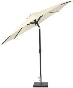 Sesongavslutning|Parasoller Og Markiser^Sunlife Parasoll Arizona beige m/sveiv og tilt Ø300 - ® Beige duk og svart stang