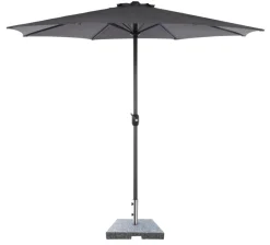 Sesongavslutning|Parasoller Og Markiser^Sunlife Parasollfot Freetown 50 x 50 x 6 cm grå granitt - ®