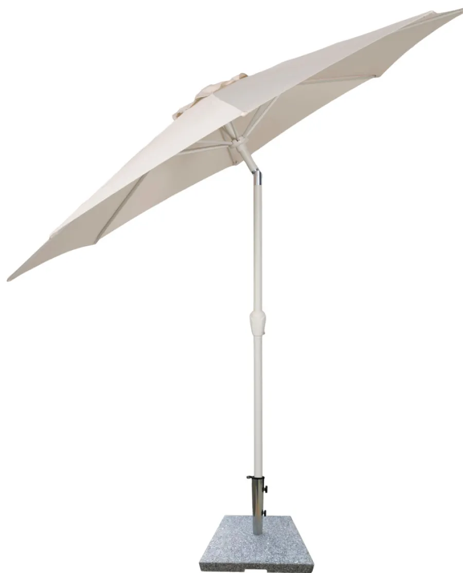 Sesongavslutning|Parasoller Og Markiser^Sunlife Parasoll Nevada grå m/sveiv & tilt Ø 300 cm - ® Sandgrå