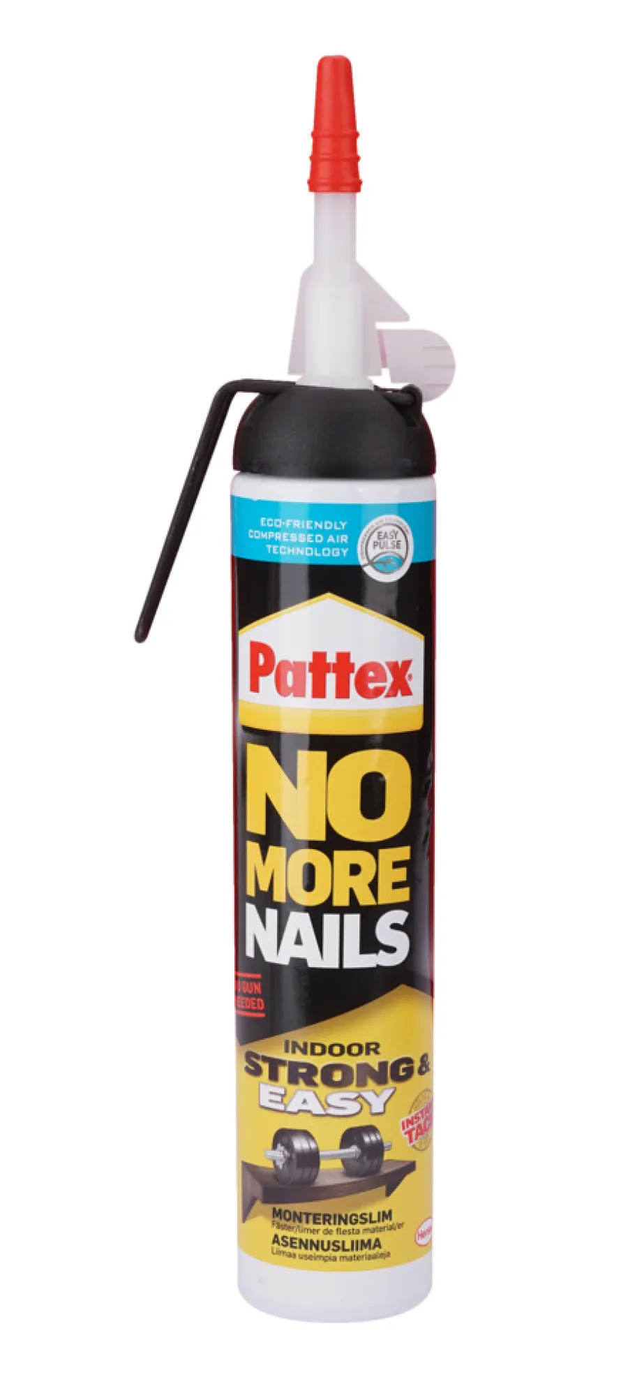 Monteringslim^Pattex No More Nails Easy Pack 200 ml Hvit