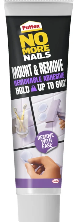 Monteringslim^Pattex No More Nails Mount & Remove 44 gram