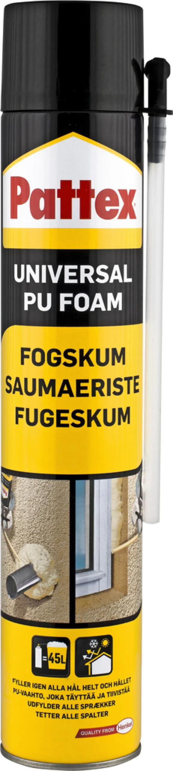 Fugeskum^Pattex PU fugeskum 750 ml