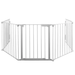 Tilbehør Til Vedovner^Glöd Peisgitter hvit 5-delt 135 x 75,5 x 115 cm -