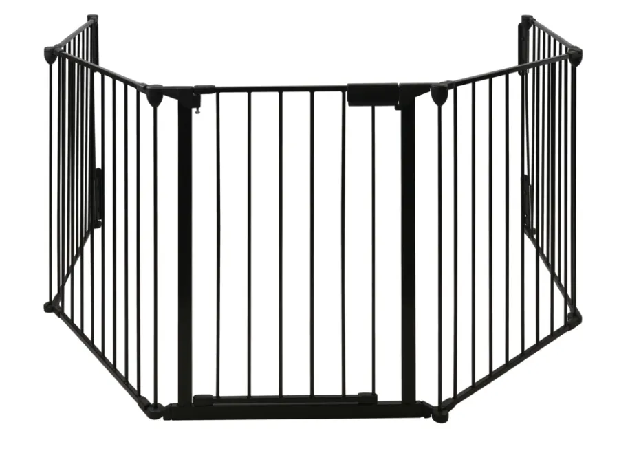 Tilbehør Til Vedovner^Glöd Peisgitter 5-delt 135 x 72,5 x 115 cm - Svart