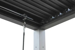 Paviljonger & Partytelt^ Pergola 3 x 3 x 2,3 meter mørkegrå Mørkegrå RAL 7022