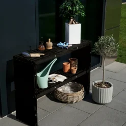 Plantebord & Høybed|Øvrige Hagemøbler^ Plantebord 115 × 32 × 80 cm Svart