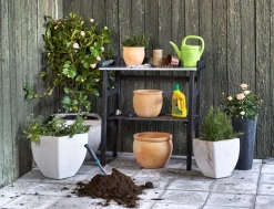 Plantebord & Høybed|Drivhustilbehør^ Plantebord svart 78 x 38 x 82 cm