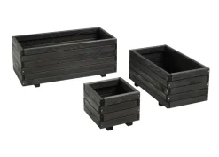 Krukker|Plantebord & Høybed^ Plantekassesett 3 stk.
