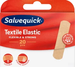 Personlig Pleie^Salvequick Plaster Textile Elastic – 20 stk.
