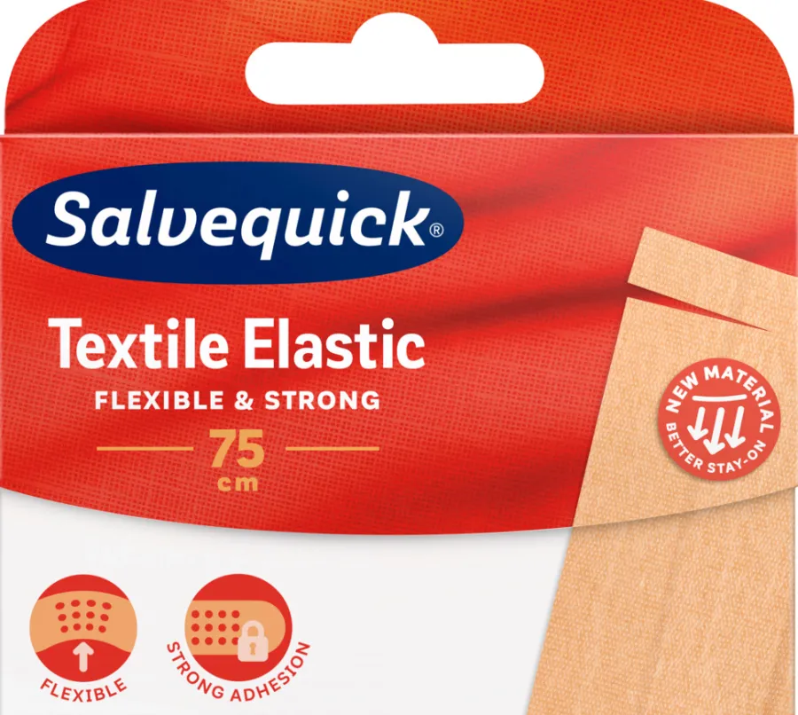Personlig Pleie^Salvequick Plaster Textile Elastic – 75 cm