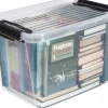 Oppbevaring^Plast1 oppbevaringsboks m/lokk klar - SystemBox 60