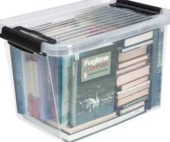 Oppbevaring^Plast1 oppbevaringsboks m/lokk klar - SystemBox 60