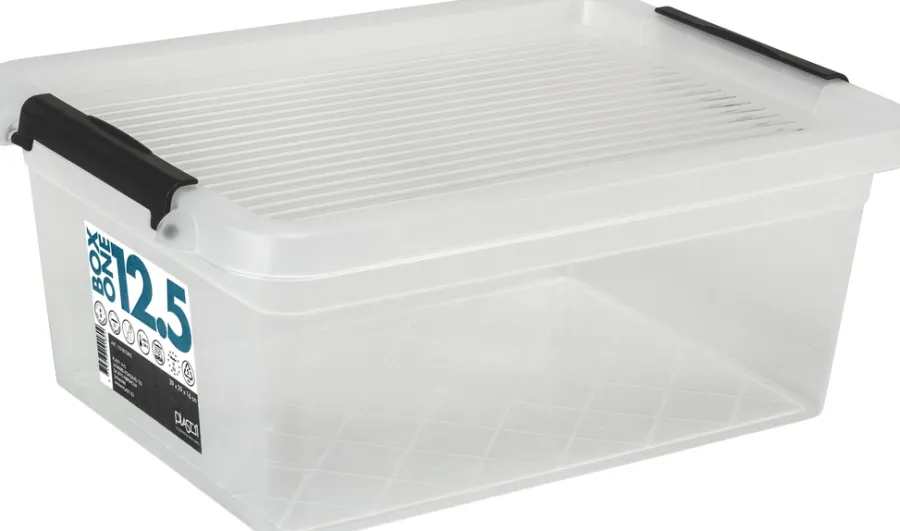 Oppbevaring^Plast1 plastboks m/lokk klar - BoxOne 12,5