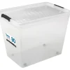 Oppbevaring^Plast1 plastboks m/lokk klar - BoxOne 80
