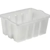 Oppbevaring^Plast1 stablekasse klar/grå - StackBox 13