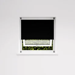 Plisségardiner^ Plisségardin Touch Up & Down 140 x 130 cm Svart