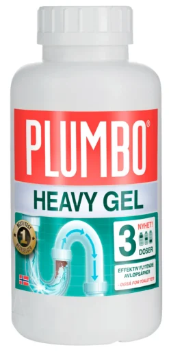 Rengjøringsmidler^Plumbo avløpsåpner heavy gel