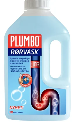 Rengjøringsmidler^Plumbo Rørvask avløpsrens 1 liter