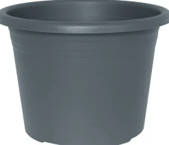 Krukker^ Potte Cylindro plast Ø30 cm Grå