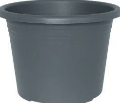 Krukker^ Potte Cylindro plast Ø45 cm Grå