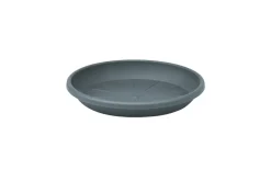 Krukker^ Pottefat Cylindro plast Ø25 cm Grå