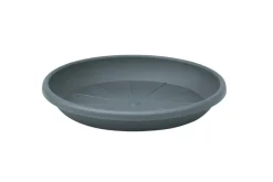 Krukker^ Pottefat Cylindro plast Ø33 cm Grå