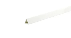 Profillister^ Profillist/plakatlist trekantet hvit pvc - 1 meter
