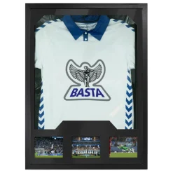 Bilderammer|Supporterutstyr^ Ramme til fotballdrakt og autografer 80 x 60 x 3 cm