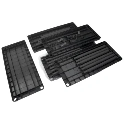 Reoler & Romdelere^Gardeco Reol m/4 hyller plast - Svart