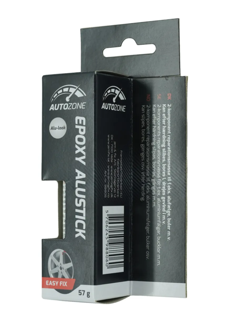 Biltilbehør^Autozone Reparasjonsstift epoxy/aluminium –