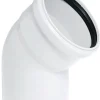 Avløpsrør^ Rørbøyning hvit PP 32 x 30 gr