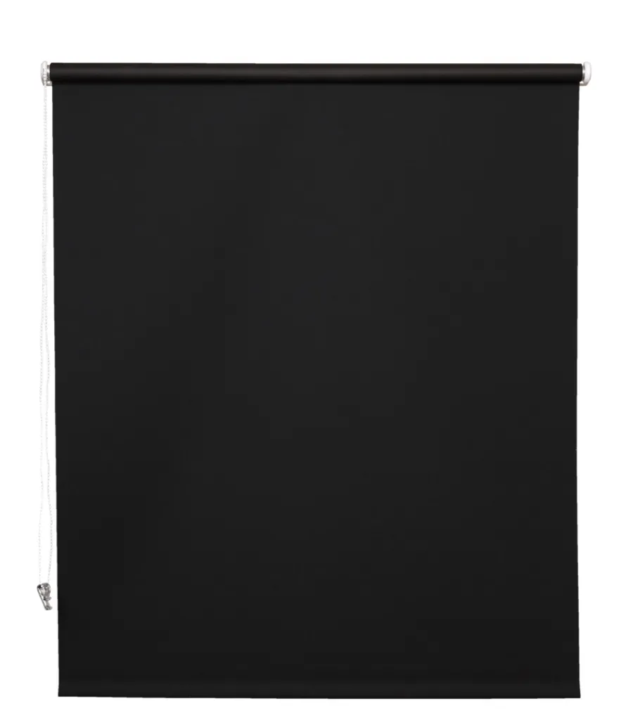 Rullegardiner^ Rullegardin mørklegging svart 120 x 175 cm