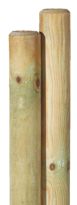 Stolper & Påler^ Rund stolpe Ø7 x 200 cm