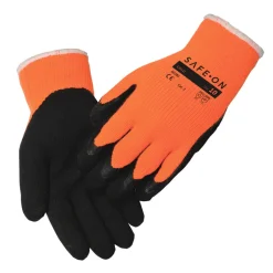 Arbeidshansker^Safe-On arbeidshansker str. 9 Orange/svart