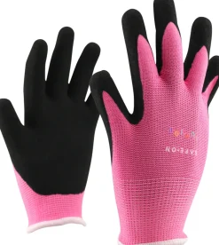 Arbeidshansker^Safe-On Junior hansker 6-8 år Pink