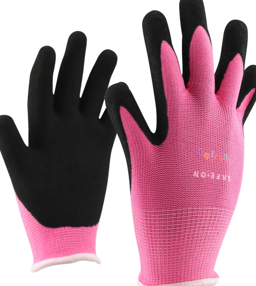 Arbeidshansker^Safe-On Junior hansker 6-8 år Pink