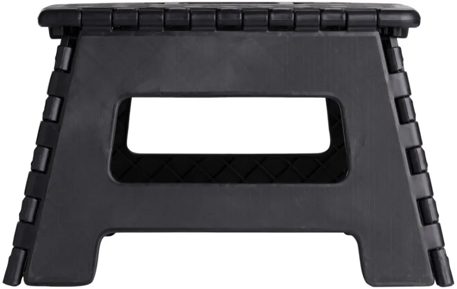 Campingutstyr|Trappestiger^ Sammenleggbar krakk 32 x 25 x 22 cm Svart